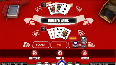 1x2 Gaming Baccarat Rebet After a Win