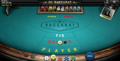 Standard Bets in Iron Dog Studio’s 3D Baccarat
