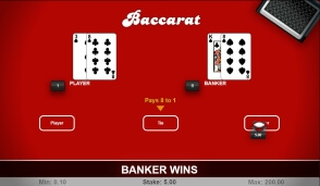 RNG Baccarat af 1x2 Gaming på 22Bet Casino