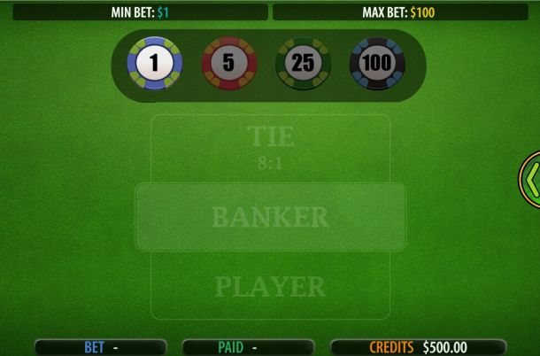 Play Demo Version of Baccarat by Multislot