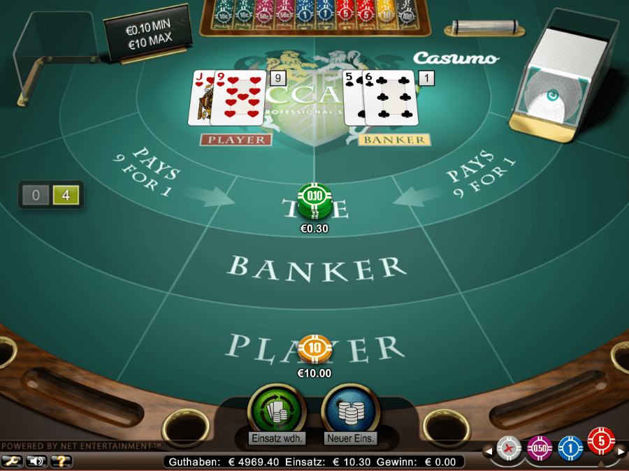 Low Stakes Baccarat NetEnt
