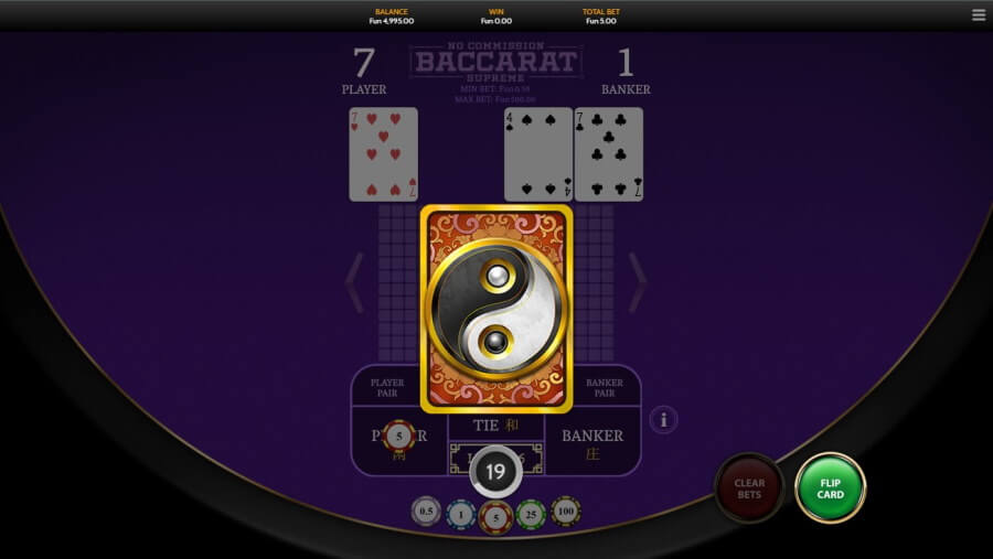 Baccarat Supreme No Commission - OneTouch - days ago Mobile-first games developer OneTouch has launched No Commission Baccarat Supreme – a modern yet classic take on its flagship card game.The supplier’s new version of this classic game gives players the VIP treatment and features an improved squeeze action to boost authenticity, as.