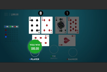 RNG Baccarat Game by Bodog