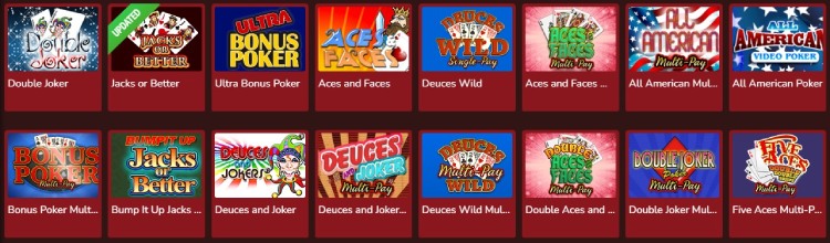 Card Games at Red Stag Casino