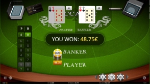 Play iSoftBet Baccarat at Casino Cruise