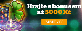 Bonus až 5 000 Kč v Chance kasinu