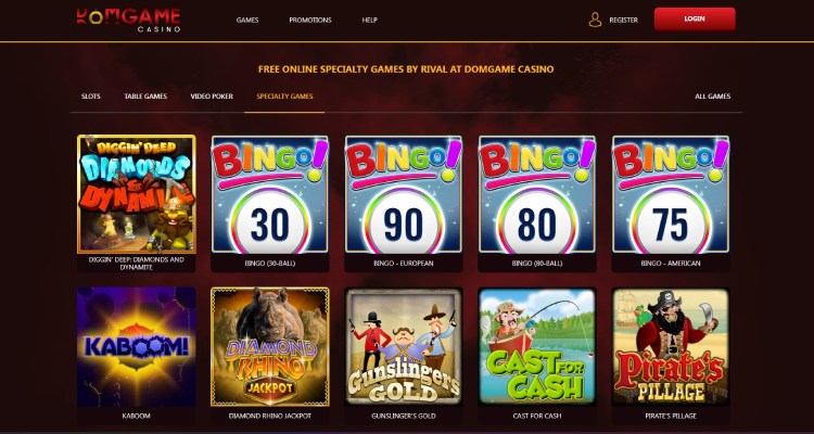 DomGame Casino Specialty Games