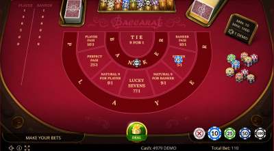 Standard and Side Bets of Baccarat 777
