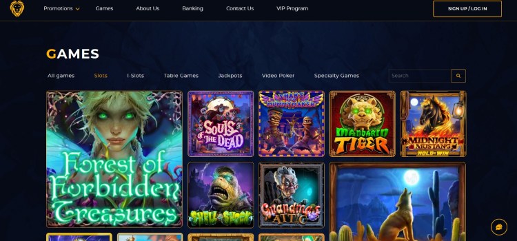 Slots at Golden Lion Casino