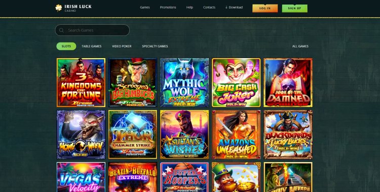 Slots at Irish Luck Casino