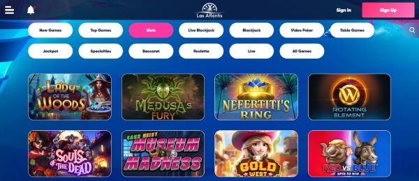 Las Atlantis 슬롯 게임