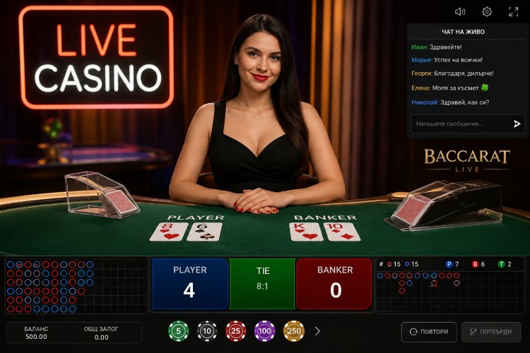 Live Casino България