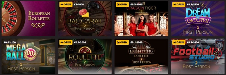 Table Games at Magic Red Casino