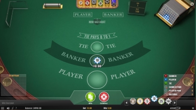 Multiple Bets in Play’n GO Mini Baccarat