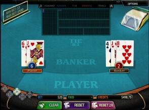 Betsoft Baccarat at Mongoose Casino