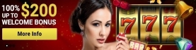 Welcome Bonus up to $200 at Mongoose Casino