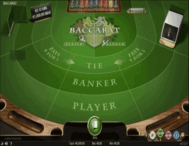 Play Baccarat Pro by NetEnt for free