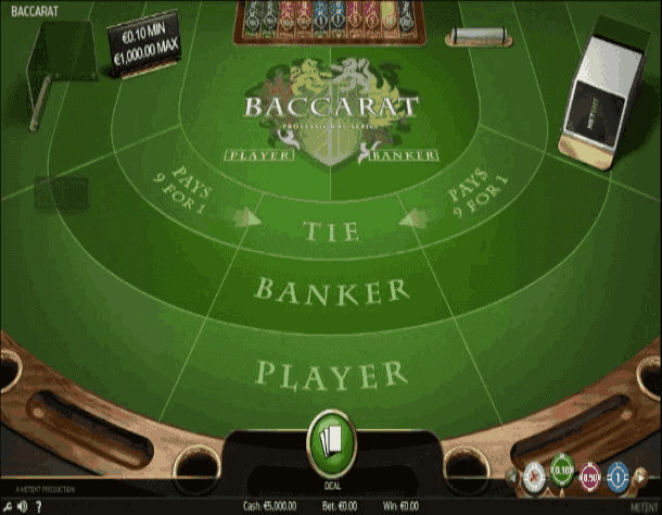 Spela Low-Limit Baccarat av NetEnt gratis