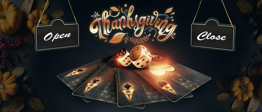 Casinos That Are Going to Be Open on Thanksgiving