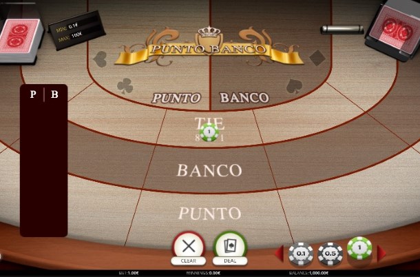 Play Demo Version of Punto Banco by iSoftBet