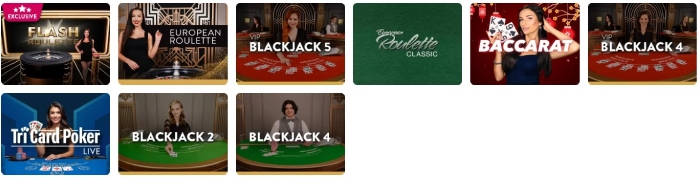 Live Dealer Games at Slots.lv