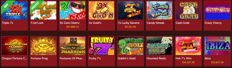 Slots at Red Stag Casino