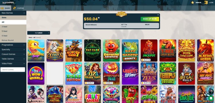 Slots at Slots Ninja