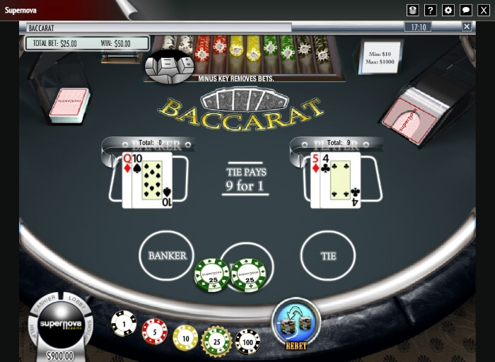 Baccarat online slots echtgeld paypal Casinos