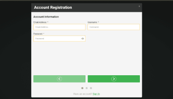 Registration at Supernova Casino