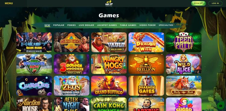 Two Up Casino Games