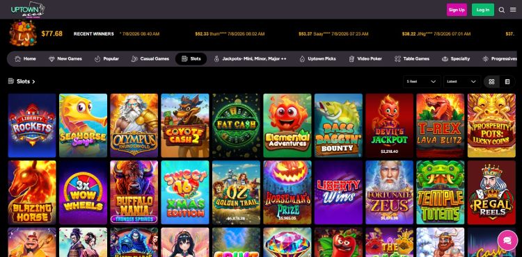 Slots at Uptown Aces